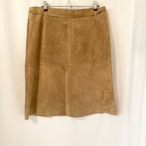 Isaac Mizrahi Leather Skirt 14